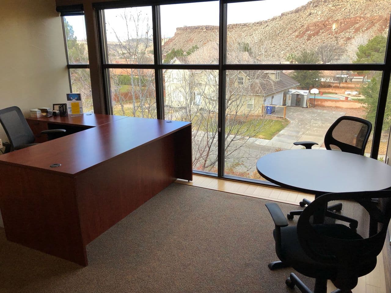 After-hours private office option A